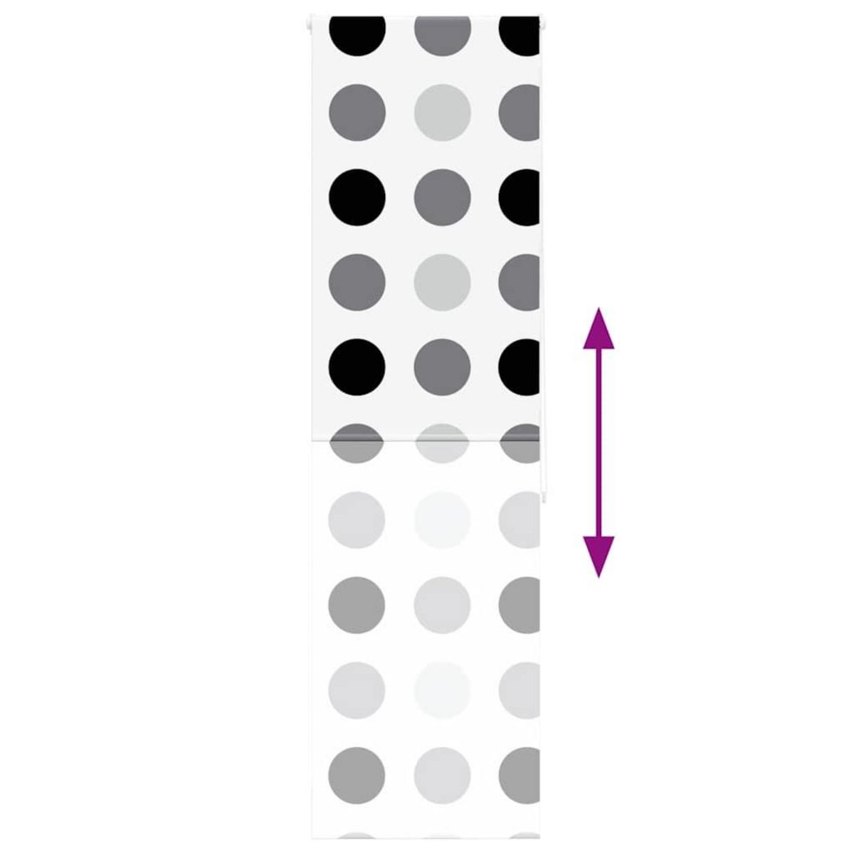 VIDAXL Store enrouleur de douche 80x240 cm largeur du tissu 76 cm