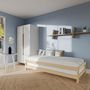 Voir la diapositive 3 : Set de 2 lits empilables 90 X 200 cm + 2 sommiers LUIGI