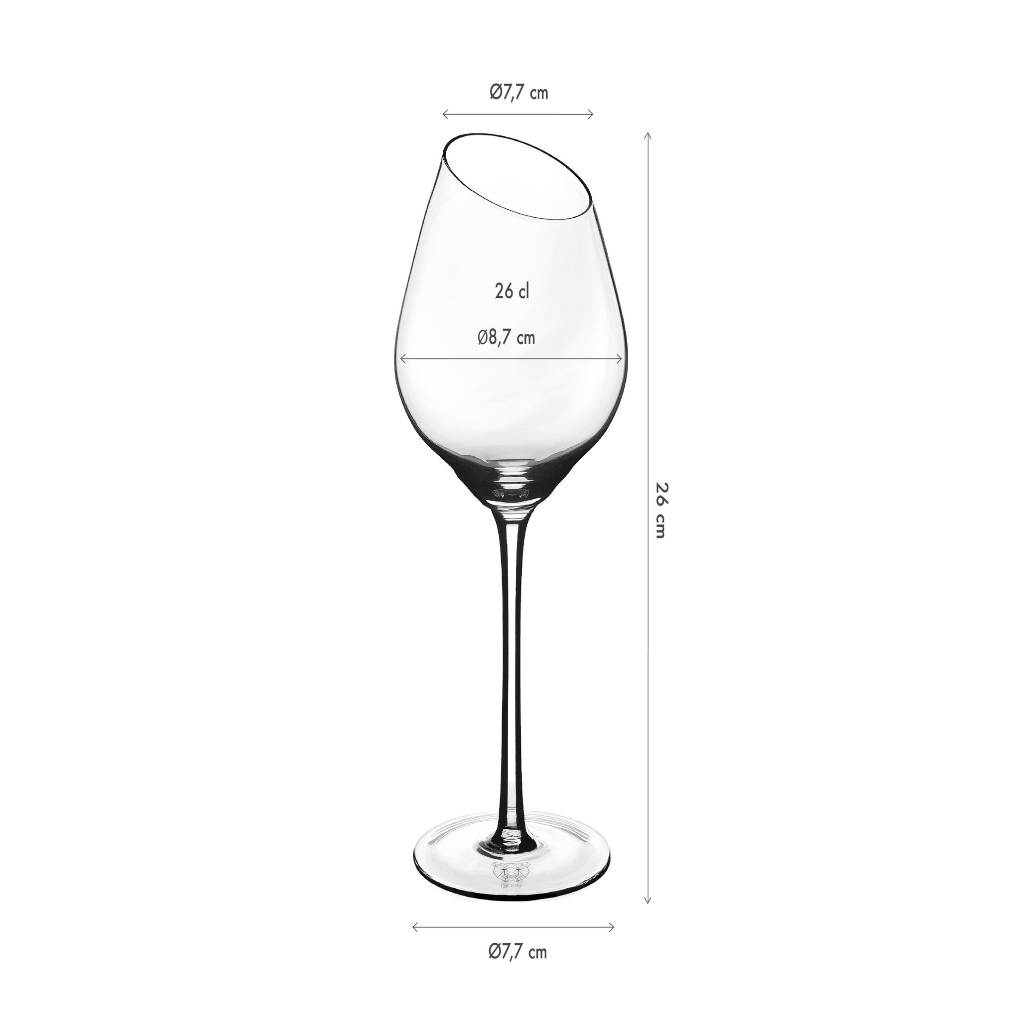 Voir la diapositive 3 : BJORN Verre à pied 37cl sväva - 6 pièces