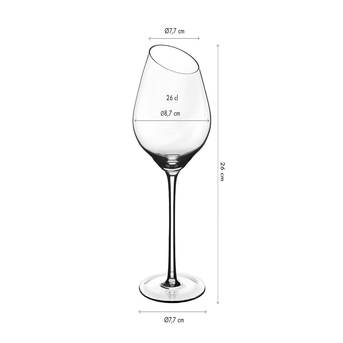 BJORN Verre à pied 37cl SVÄVA - 6 pièces