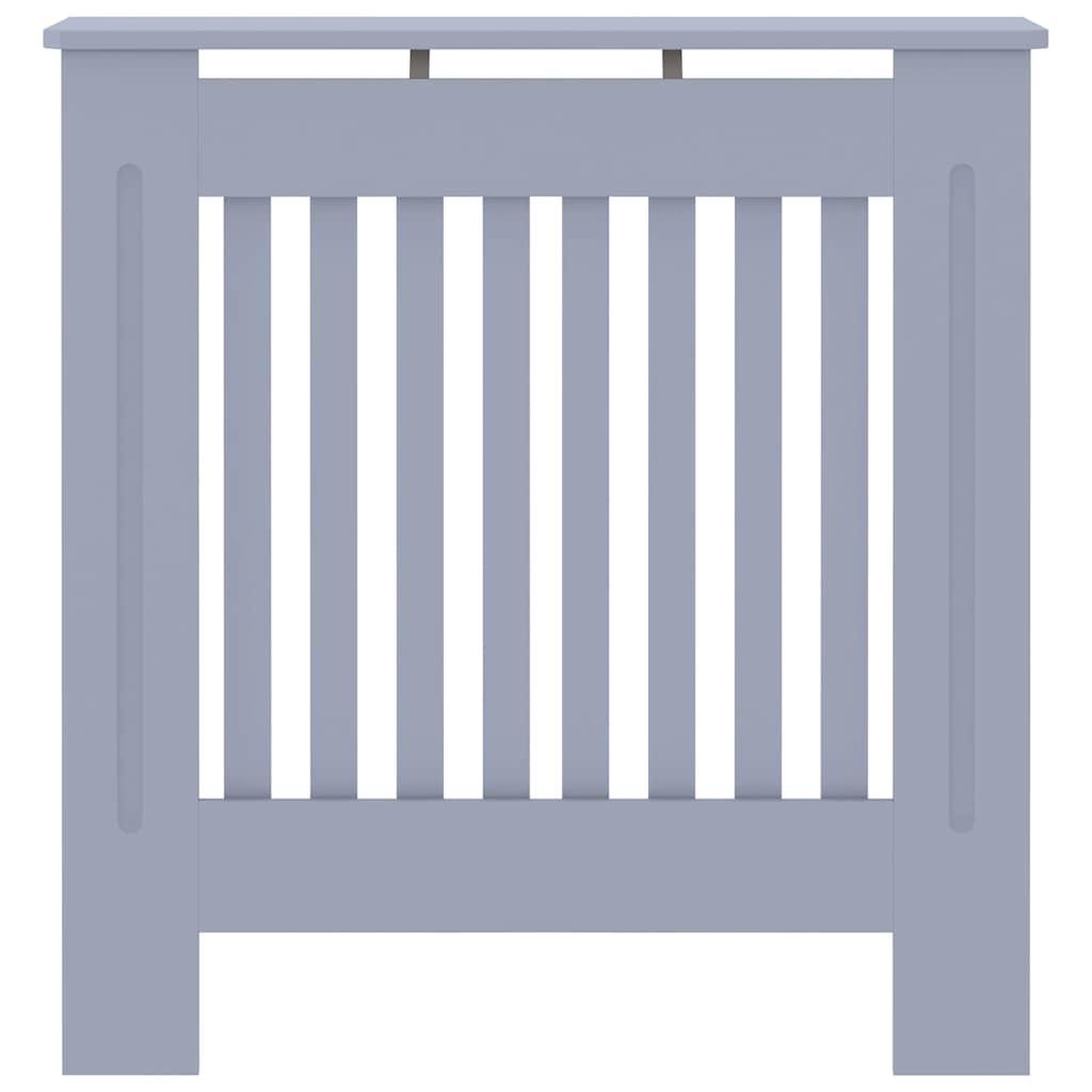 Voir la diapositive 4 : VIDAXL Cache-radiateur MDF Gris 78 cm