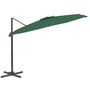 Voir la diapositive 3 : VIDAXL Parasol de jardin en porte-a-faux avec mat en aluminium vert