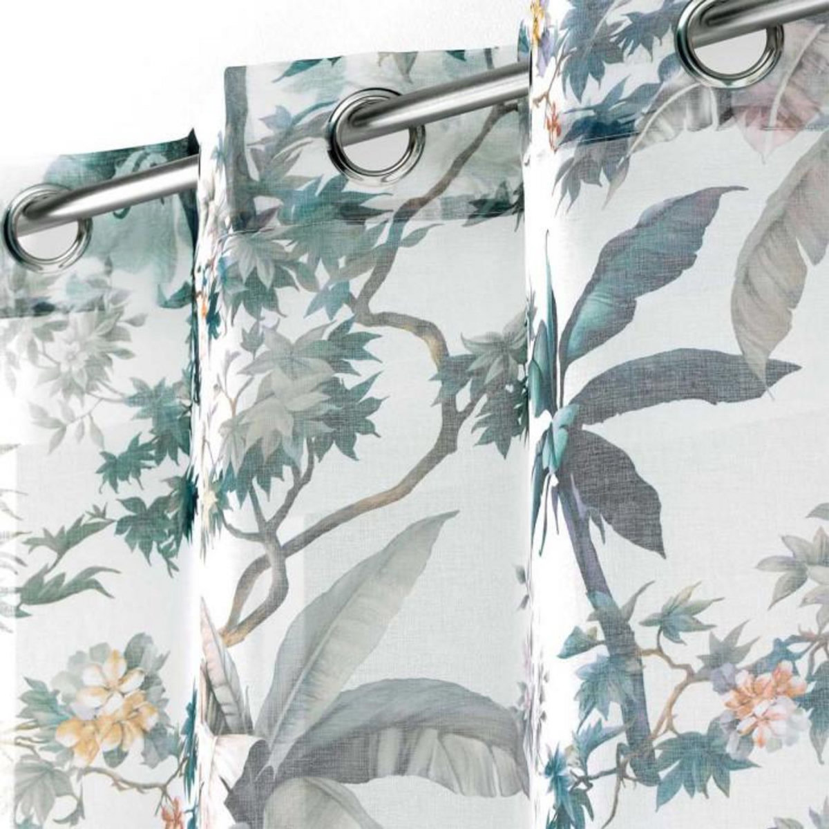 Paris Prix Rideau Voilage à Œillets  Fabulous  140x280cm Blanc