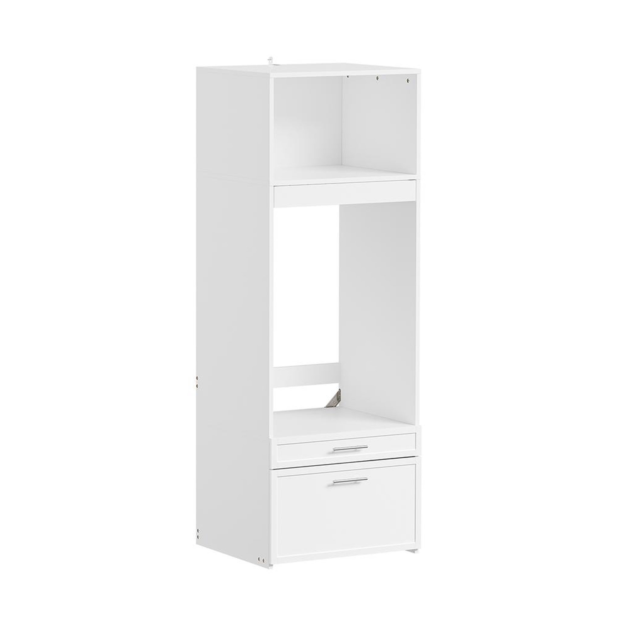 SOBUY Armoire de rangement pour lave-linge blanc 66x60.5x186cm bzr230-w