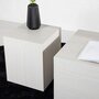 Voir la diapositive 4 : Paris Prix Lot de 2 Tables Basses Effet Bois  York  80cm Blanc