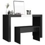 Voir la diapositive 4 : VIDAXL Tabouret de toilette Noir 70x35x45 cm Bois d ingénierie