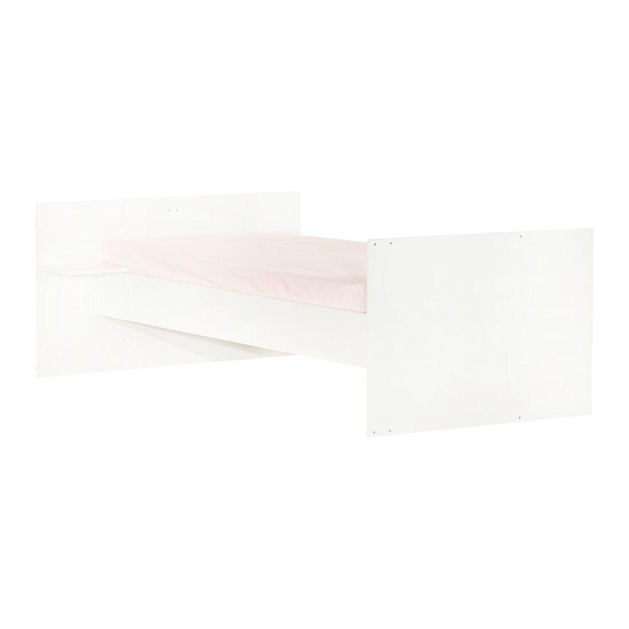 Voir la diapositive 3 : BABY PRICE  Lit bébé combiné 120x60 évolutif en 90x190cm JOY coloris naturel  