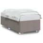 Voir la diapositive 2 : VIDAXL Cadre de lit sans matelas taupe 100x200 cm tissu