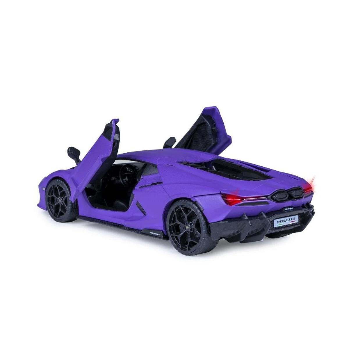 Jamara Lamborghini Revuelto miniature 1:32 violette avec piles