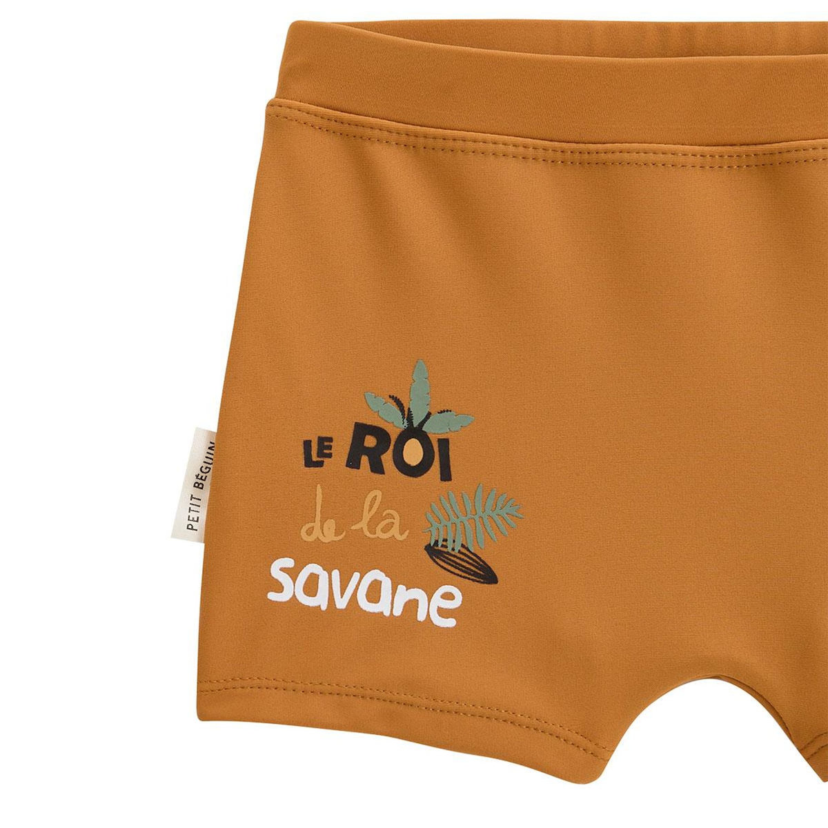 Petit Béguin Maillot de bain bébé 2 pièces t-shirt de protection UV et boxer Mio