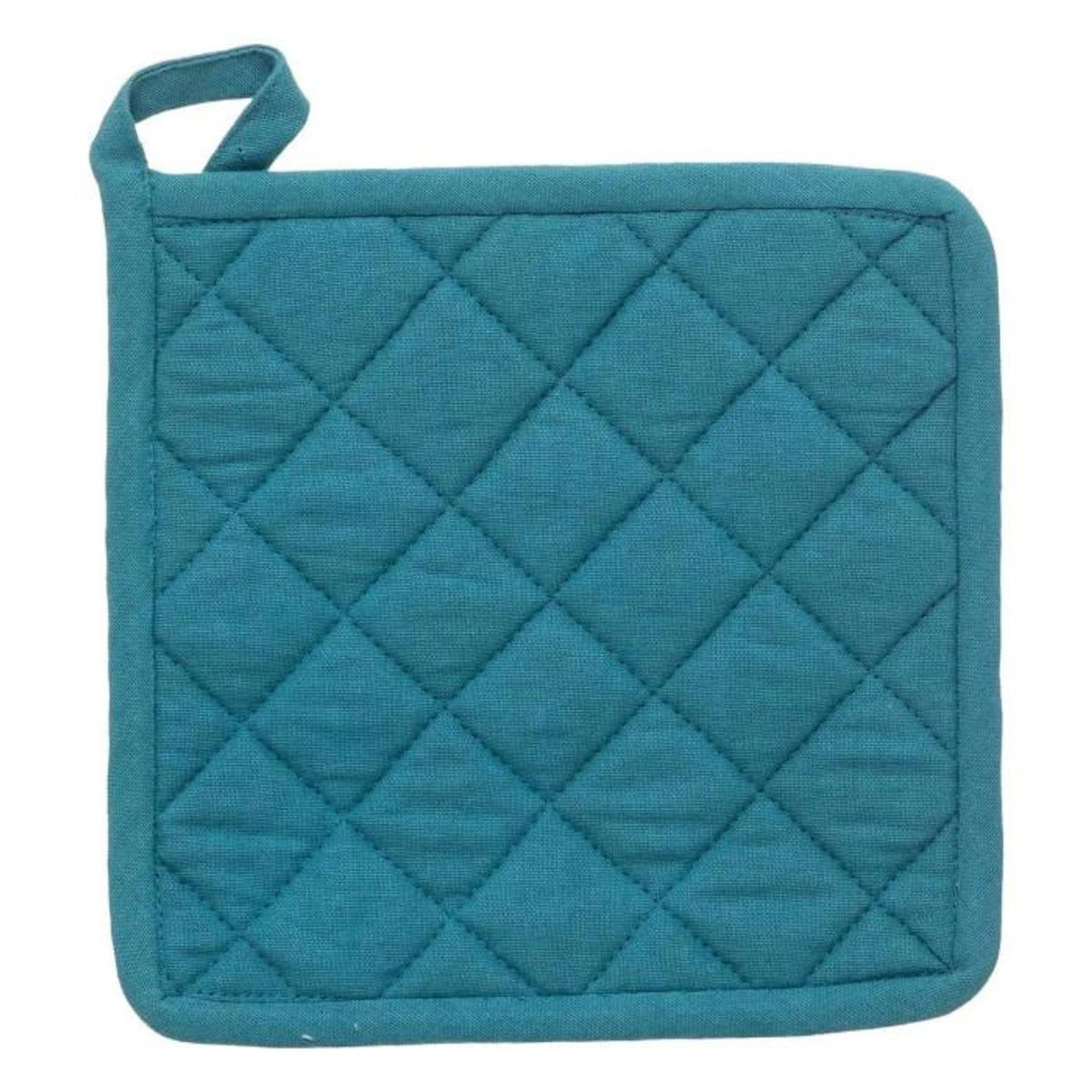 ATMOSPHERA Gant & Manique Imprimé  Tikal  32cm Bleu Canard