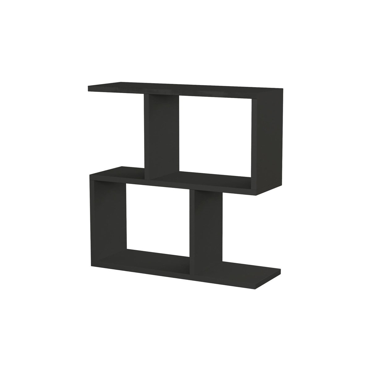 Habitat et Jardin Table d'appoint en bois  Mania  - 60 x 20 x 60 cm - Anthracite