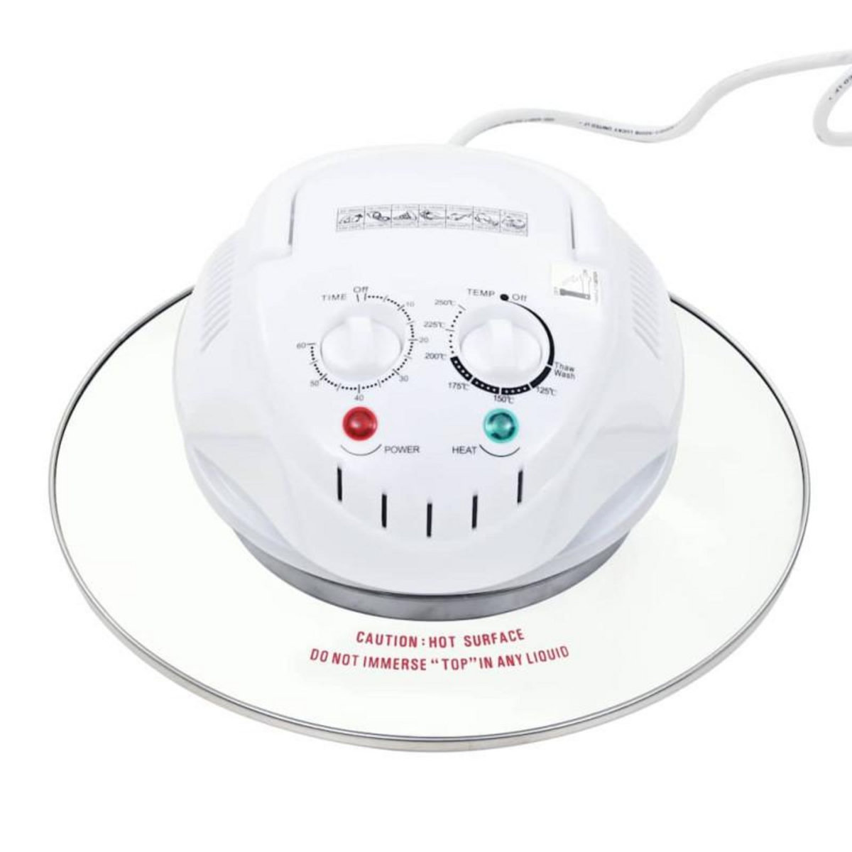 VIDAXL Four à convection halogène avec bague d extension 1400 W 17 L