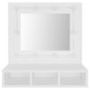 Voir la diapositive 5 : VIDAXL Armoire à miroir avec LED blanc 60x31,5x62 cm
