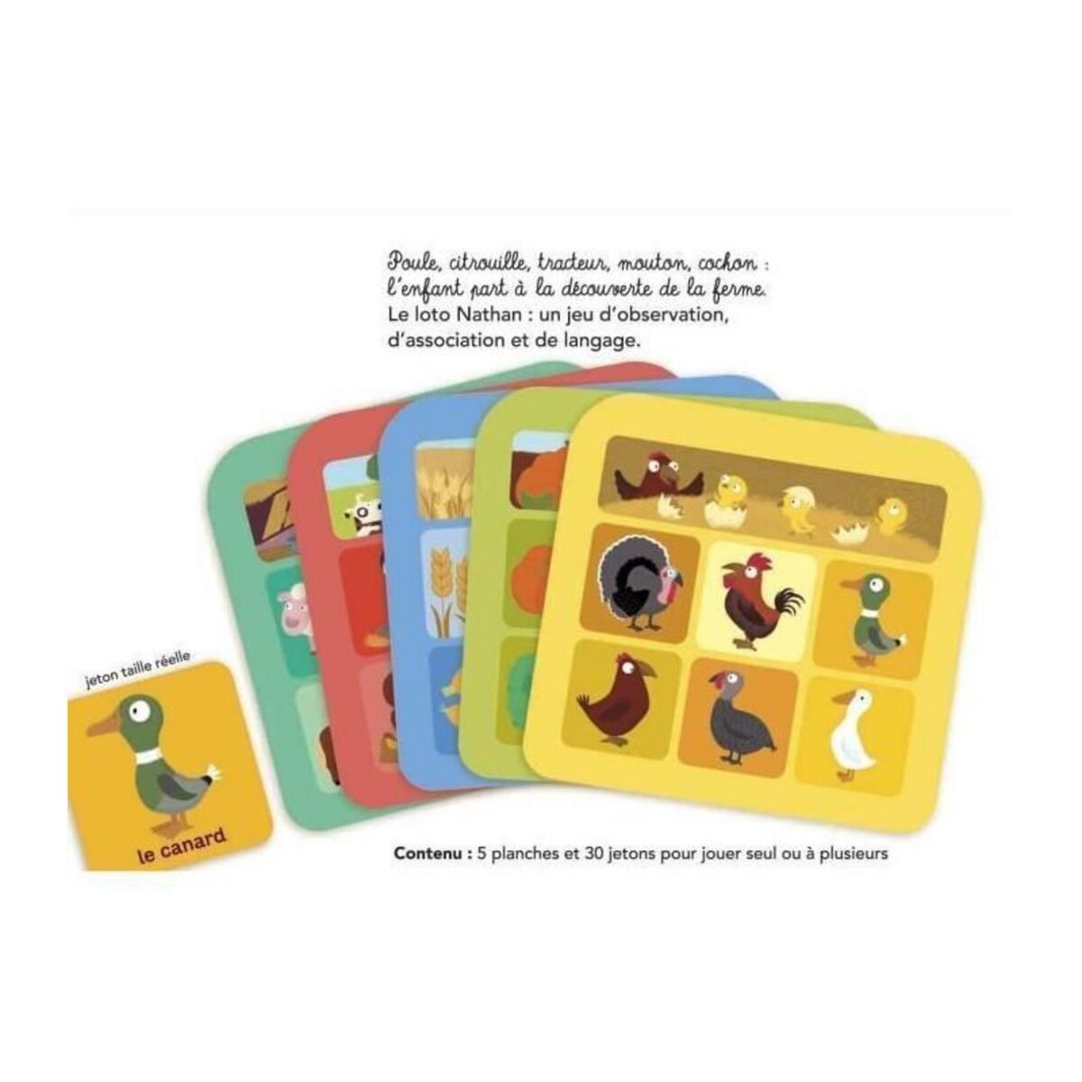 DISET Jeu éducatif Diset La vie à la ferme