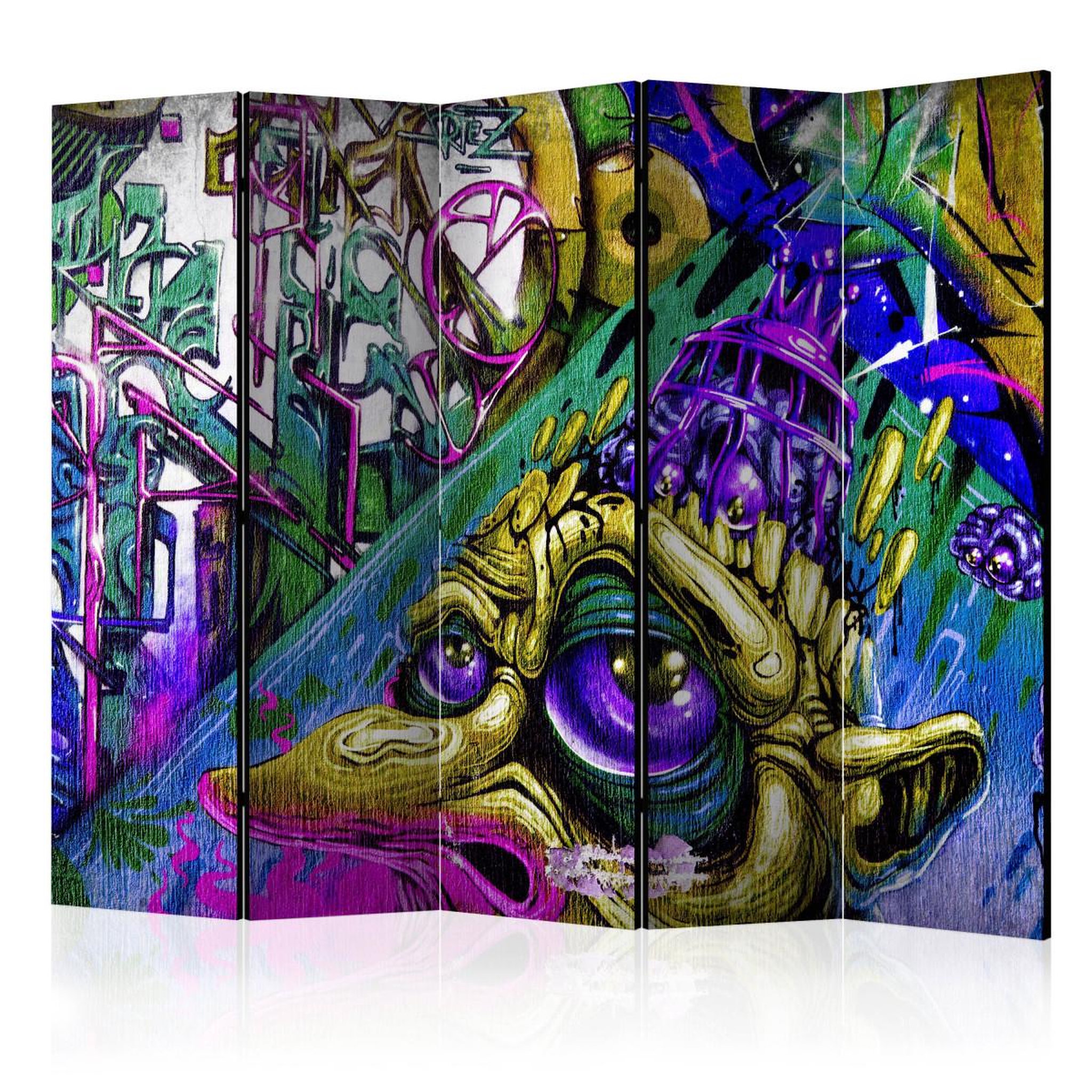 Paris Prix Paravent 5 volets  goblin city  172x225cm