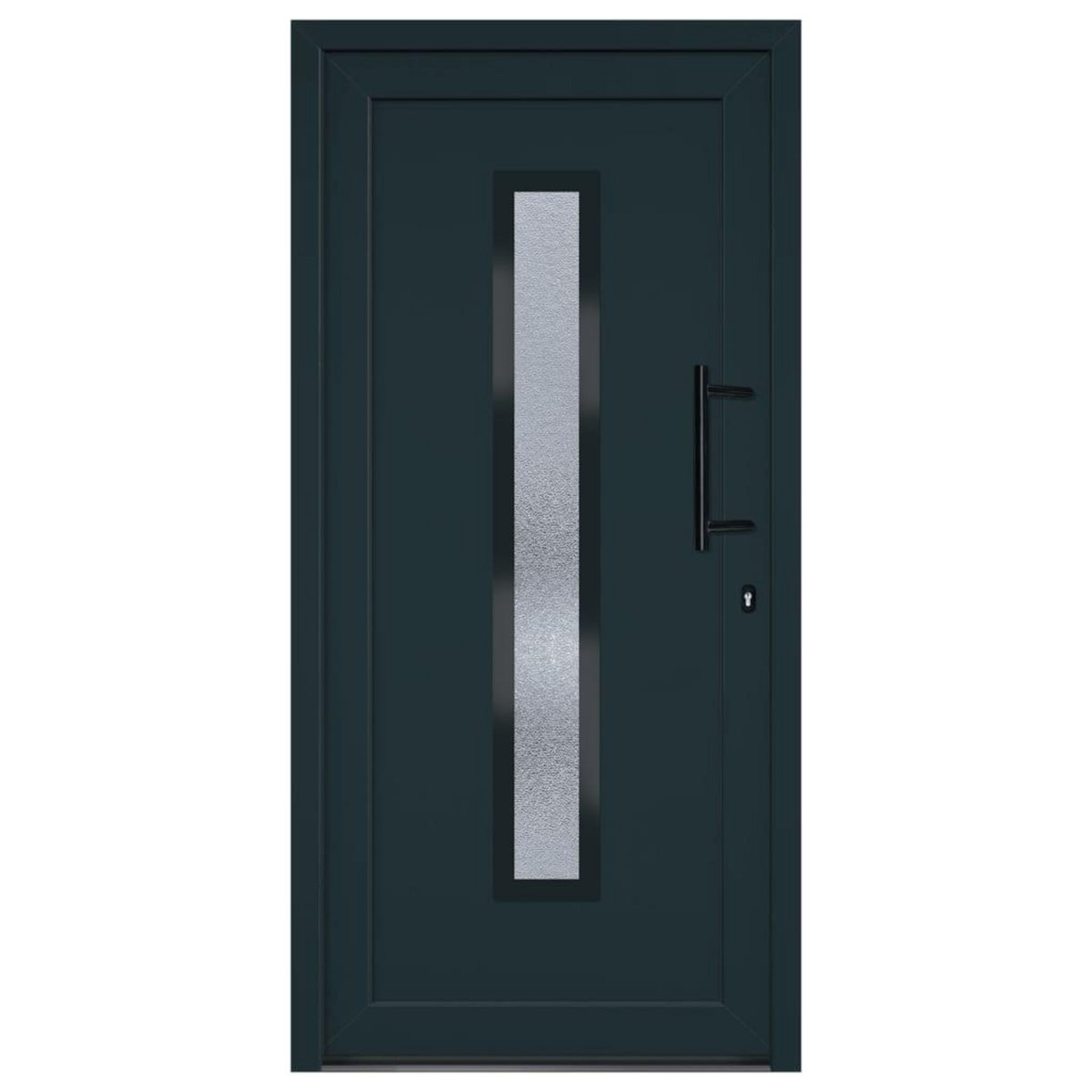 VIDAXL Porte d'entree anthracite 98x200 cm PVC