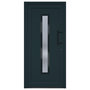 Voir la diapositive 3 : VIDAXL Porte d'entree anthracite 98x200 cm PVC