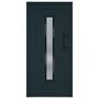 Voir la diapositive 3 : VIDAXL Porte d'entree anthracite 98x200 cm PVC
