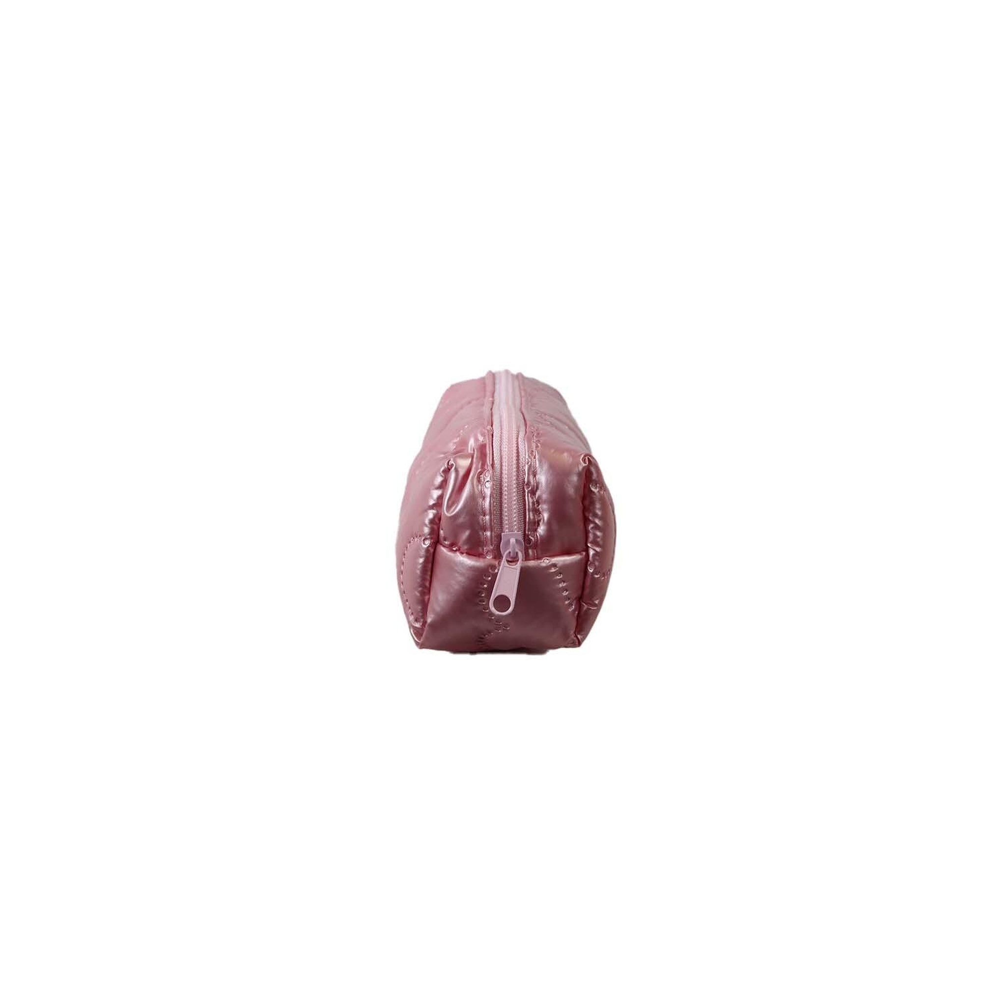 Voir la diapositive 3 : Bagtrotter Trousse scolaire rectangulaire - Rose motif c-ur - Fille - 1 compartiment