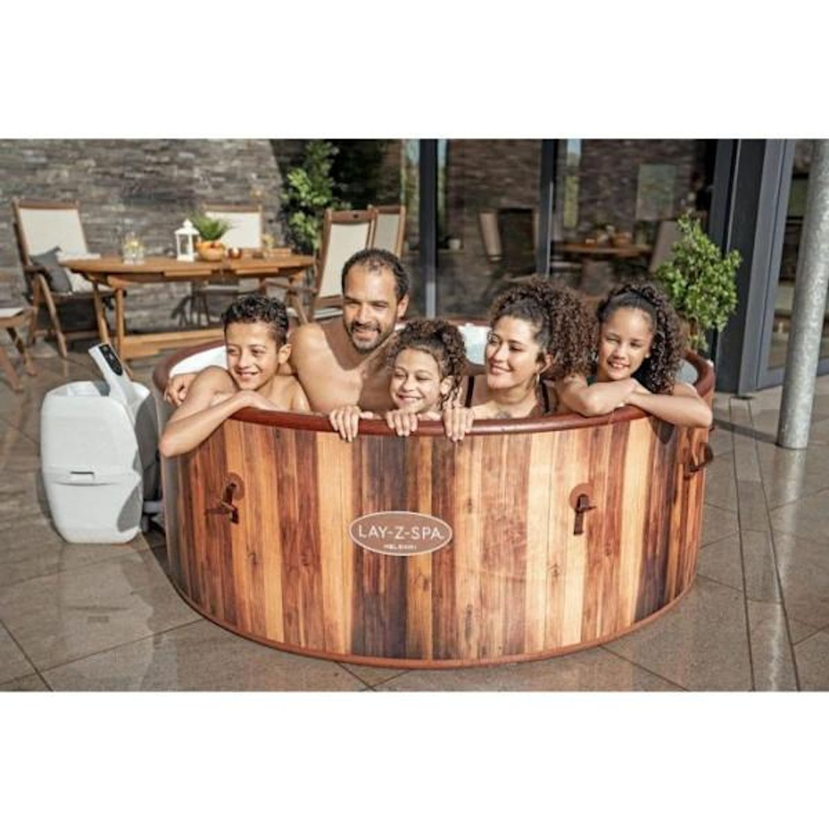 BESTWAY BESTWAY Spa gonflable rond Lay-Z-Spa Helsinki Airjet™ 5 - 7 personnes Wifi