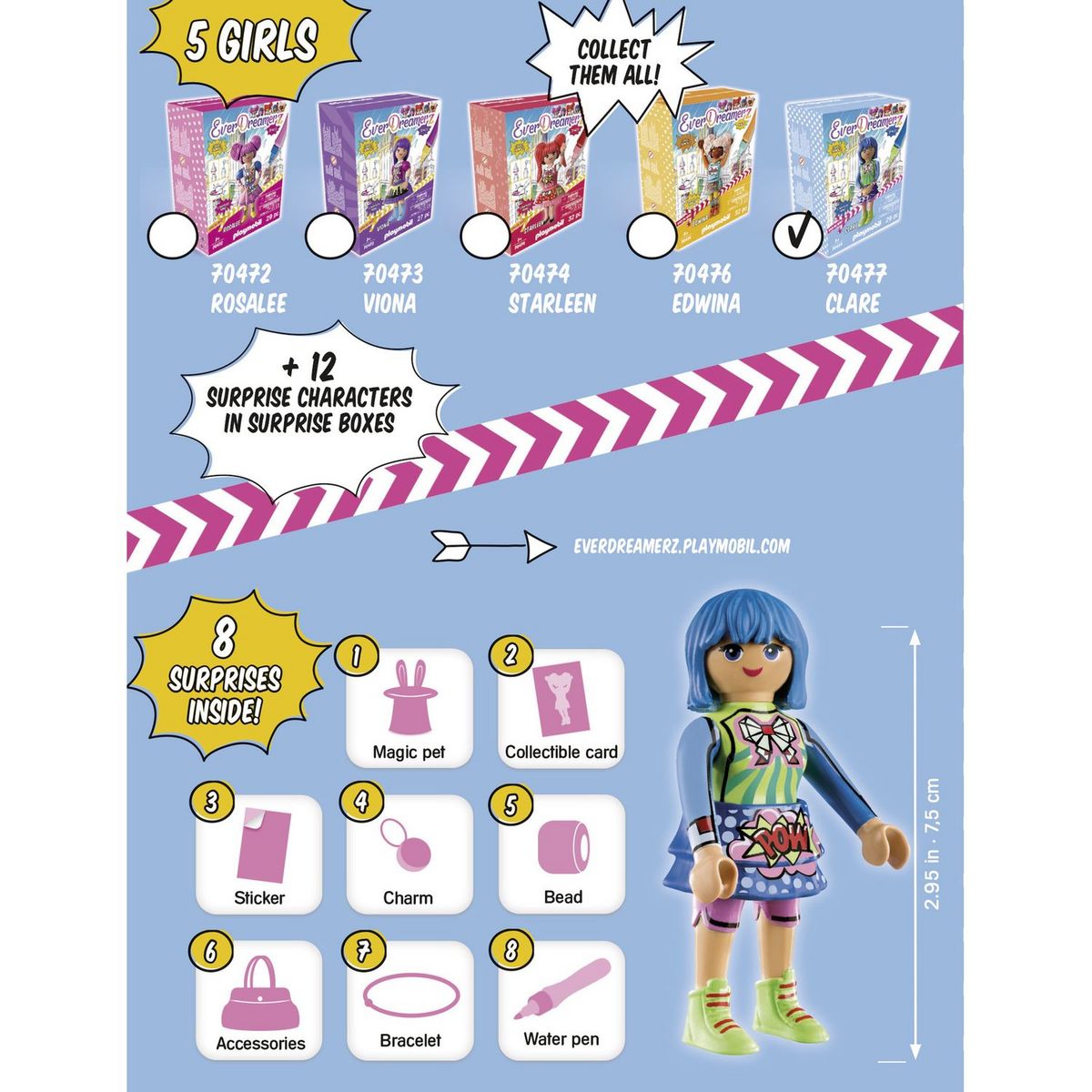 PLAYMOBIL 70477 -  Le monde de la BD - Clare