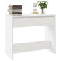 Voir la diapositive 4 : VIDAXL Table console Blanc 89x41x76,5 cm Acier