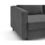 Voir la diapositive 5 : LISA DESIGN Jake - canapé d'angle droit 4 places convertible avec coffre en tissu velours relief