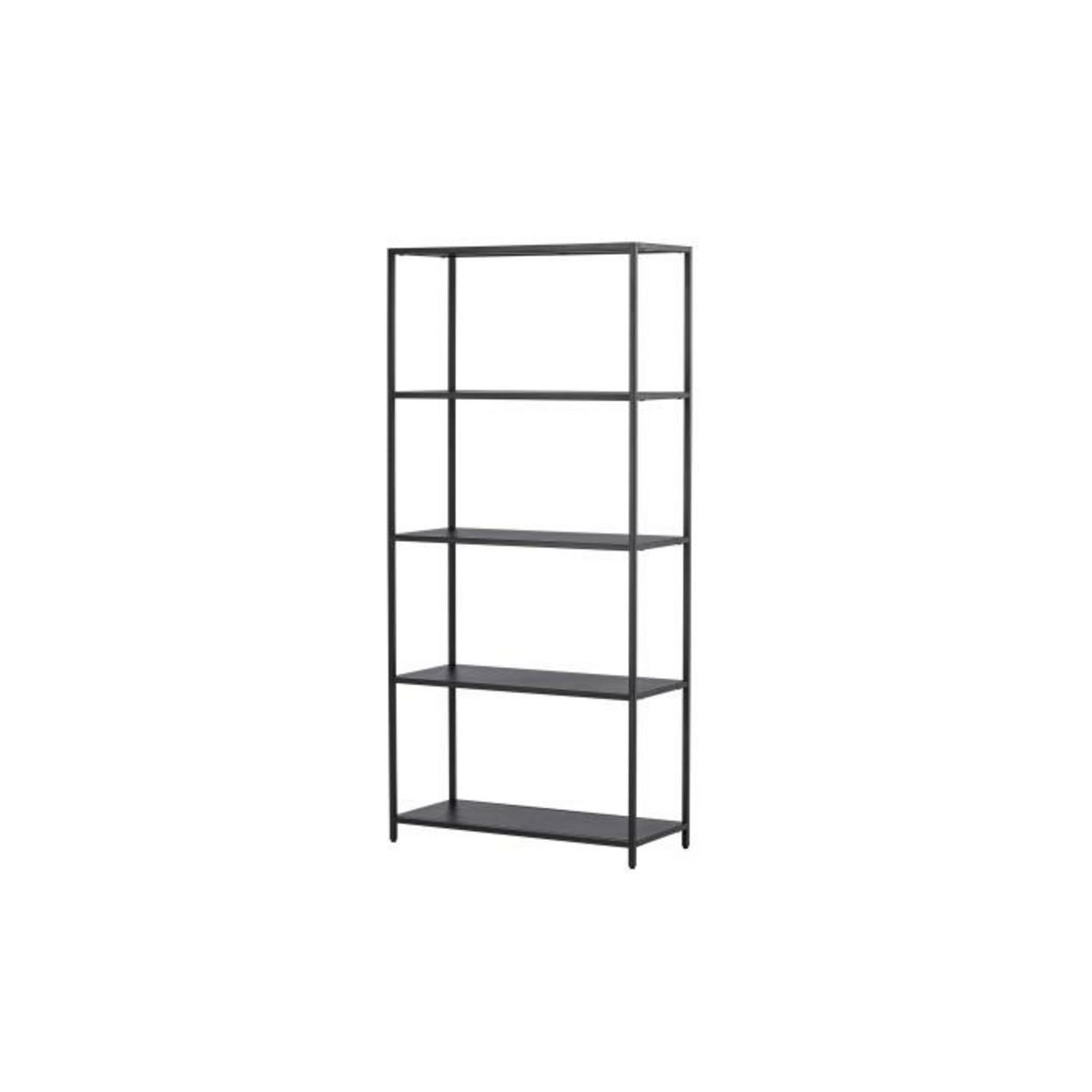 Paris Prix Étagère 5 Niveaux en Métal  Montevideo  150cm Noir
