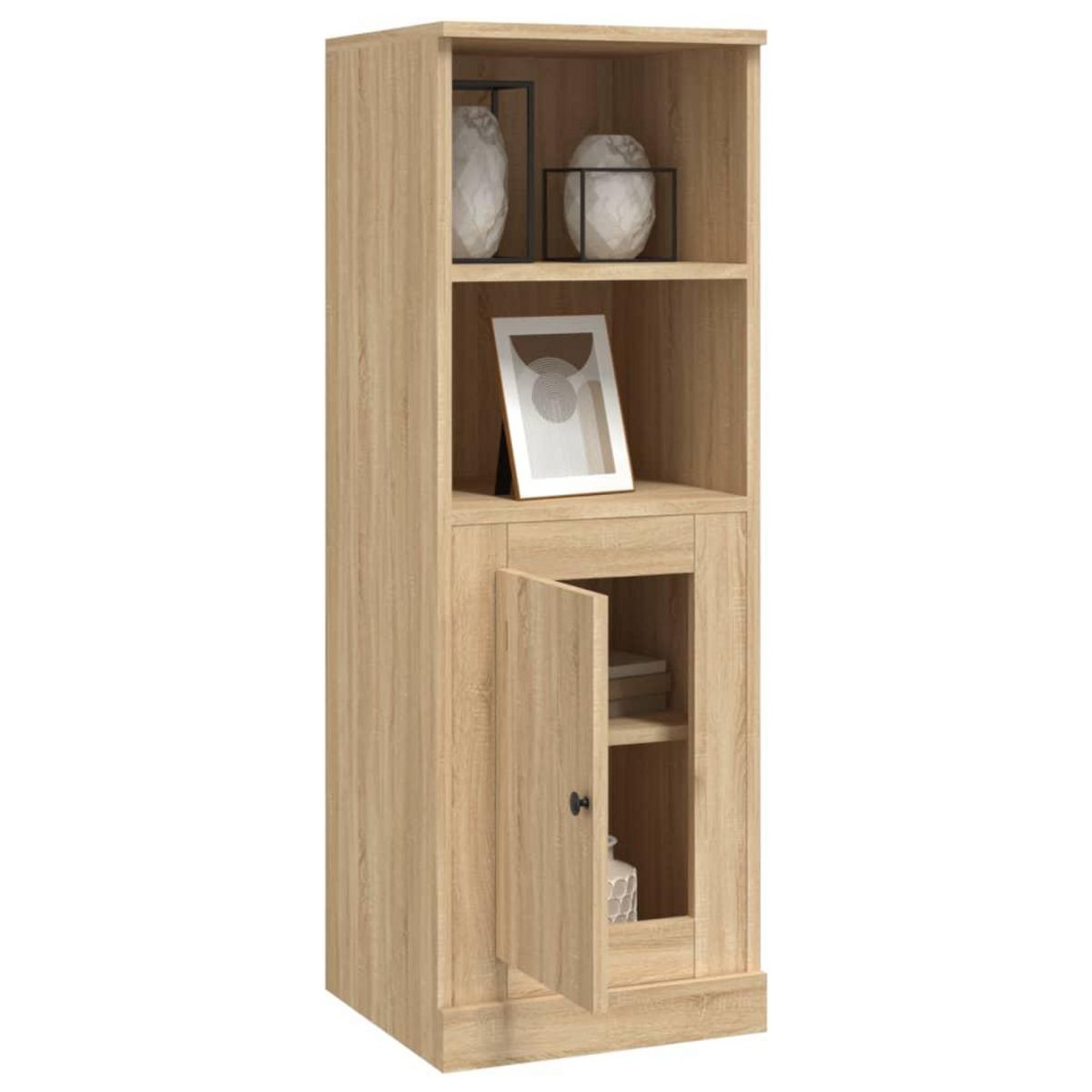 VIDAXL Buffet haut chene sonoma 36x35,5x103,5 cm bois d'ingenierie