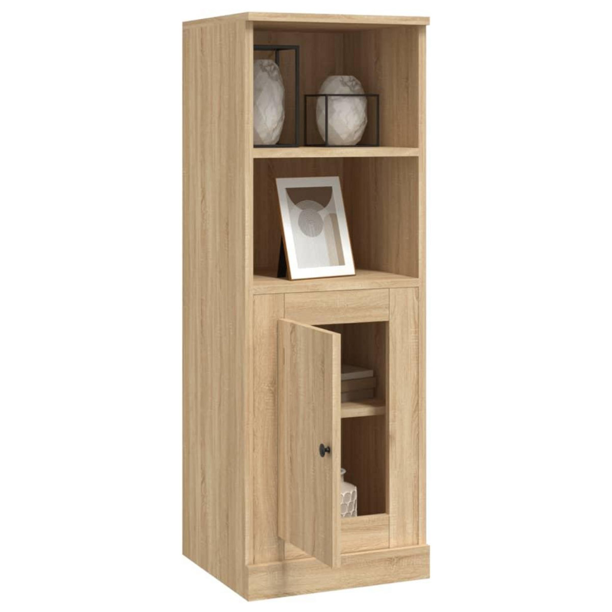 VIDAXL Buffet haut chene sonoma 36x35,5x103,5 cm bois d'ingenierie