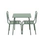 Voir la diapositive 2 : SWEEEK Salon de jardin enfant table et chaises métal Anna - 2 places, 48x48cm