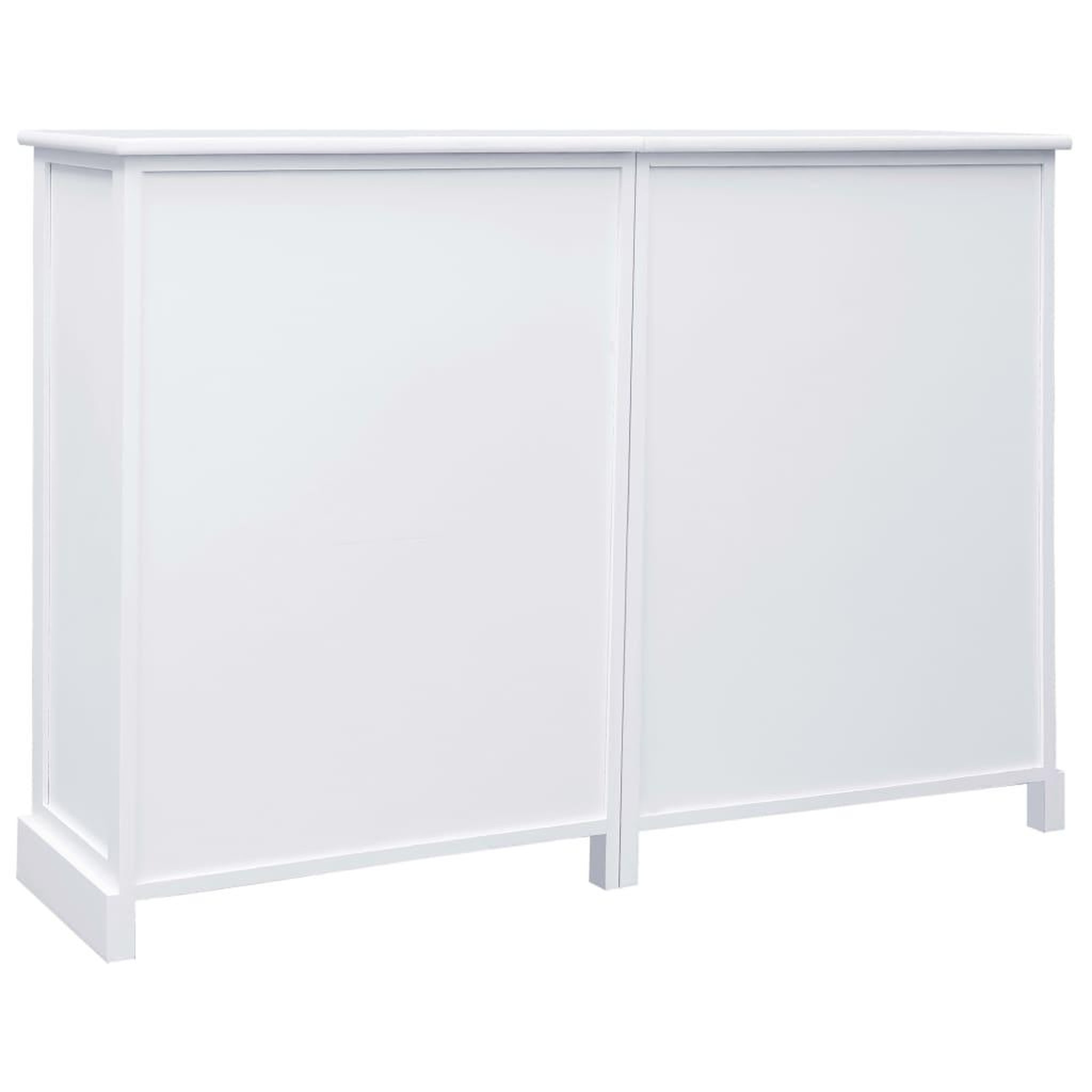 Voir la diapositive 3 : VIDAXL Buffet avec 10 tiroirs Blanc 113x30x79 cm Bois