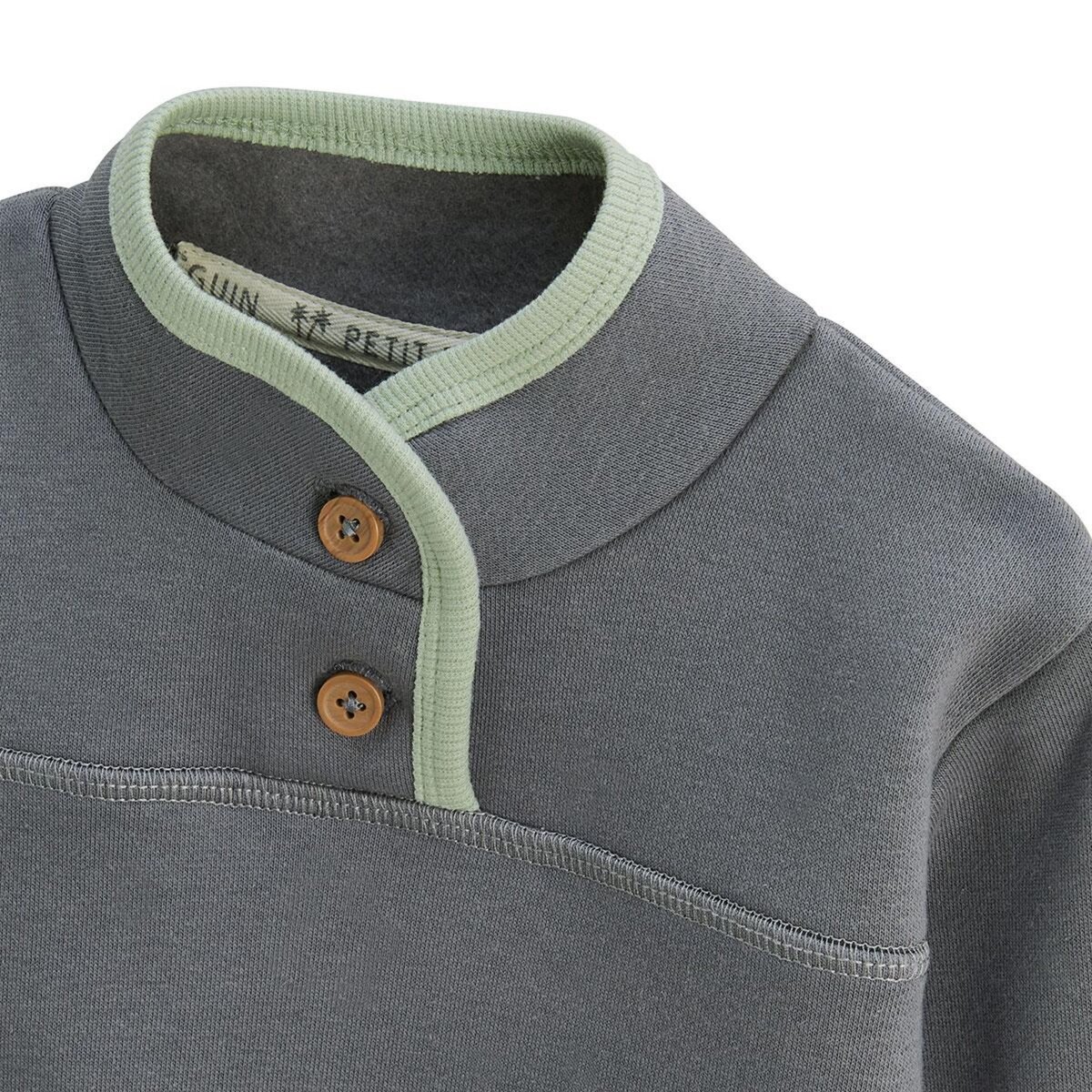 Petit Béguin Sweat-shirt enfant en molleton ultra chaud Boavista