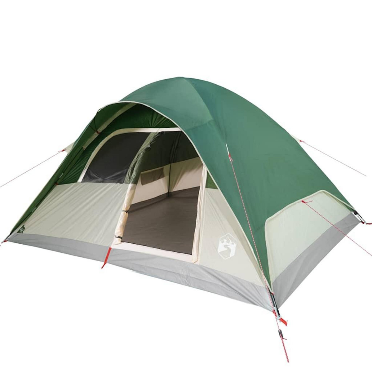 VIDAXL Tente familiale a dome 6 personnes vert impermeable