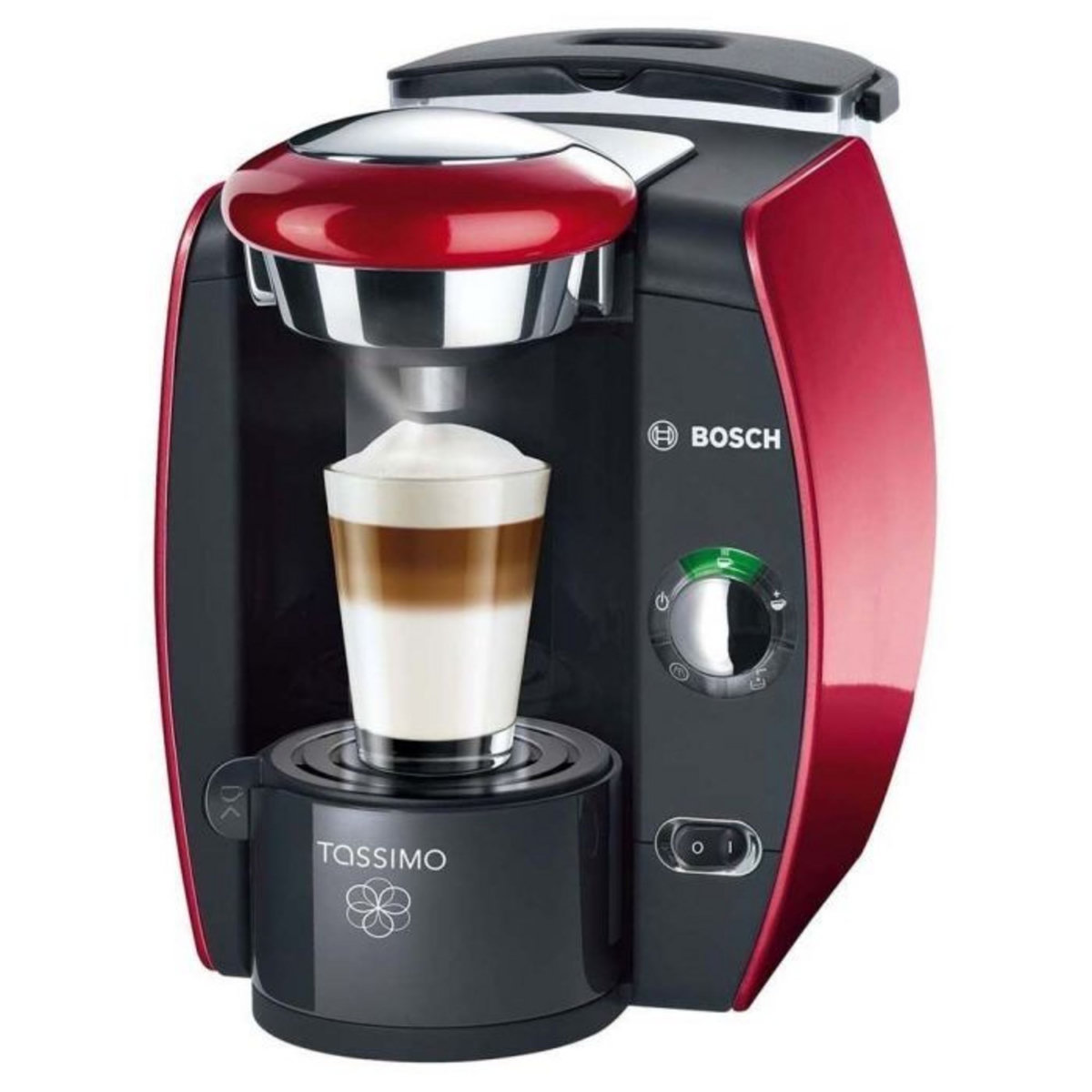 BOSCH Cafetiere a dosette TAS 4213 Tassimo Rouge Multi-boissons