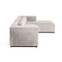Voir la diapositive 3 : LISA DESIGN Stella - canapé d'angle droit - 4 places - en fausse fourrure