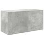 Voir la diapositive 2 : VIDAXL Armoire murale de bain gris beton 60x25x30 cm bois d'ingenierie