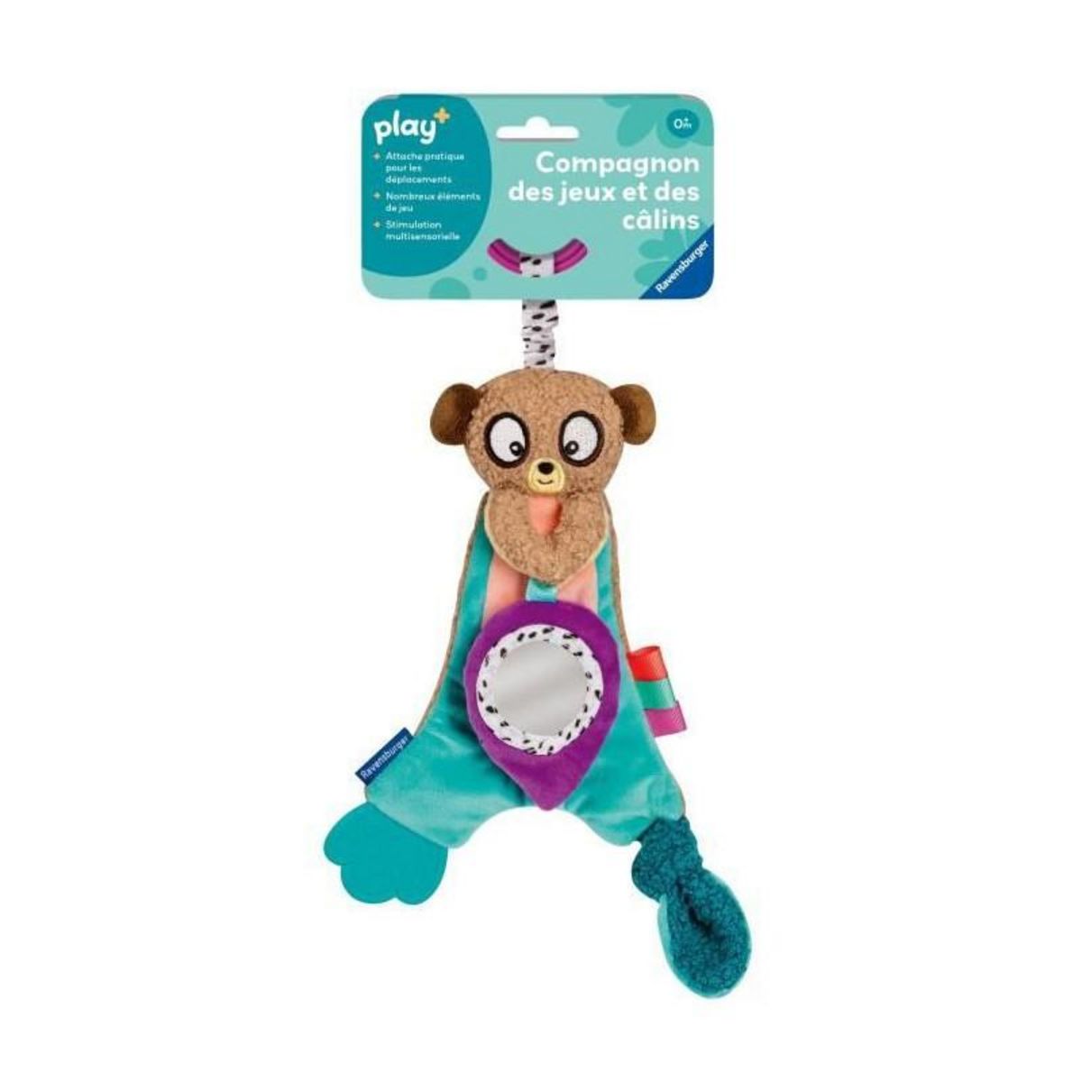 RAVENSBURGER Ravensburger -PLAY + -Mon doudou d'éveil petit suricate - Des la naissance - version française - 34002