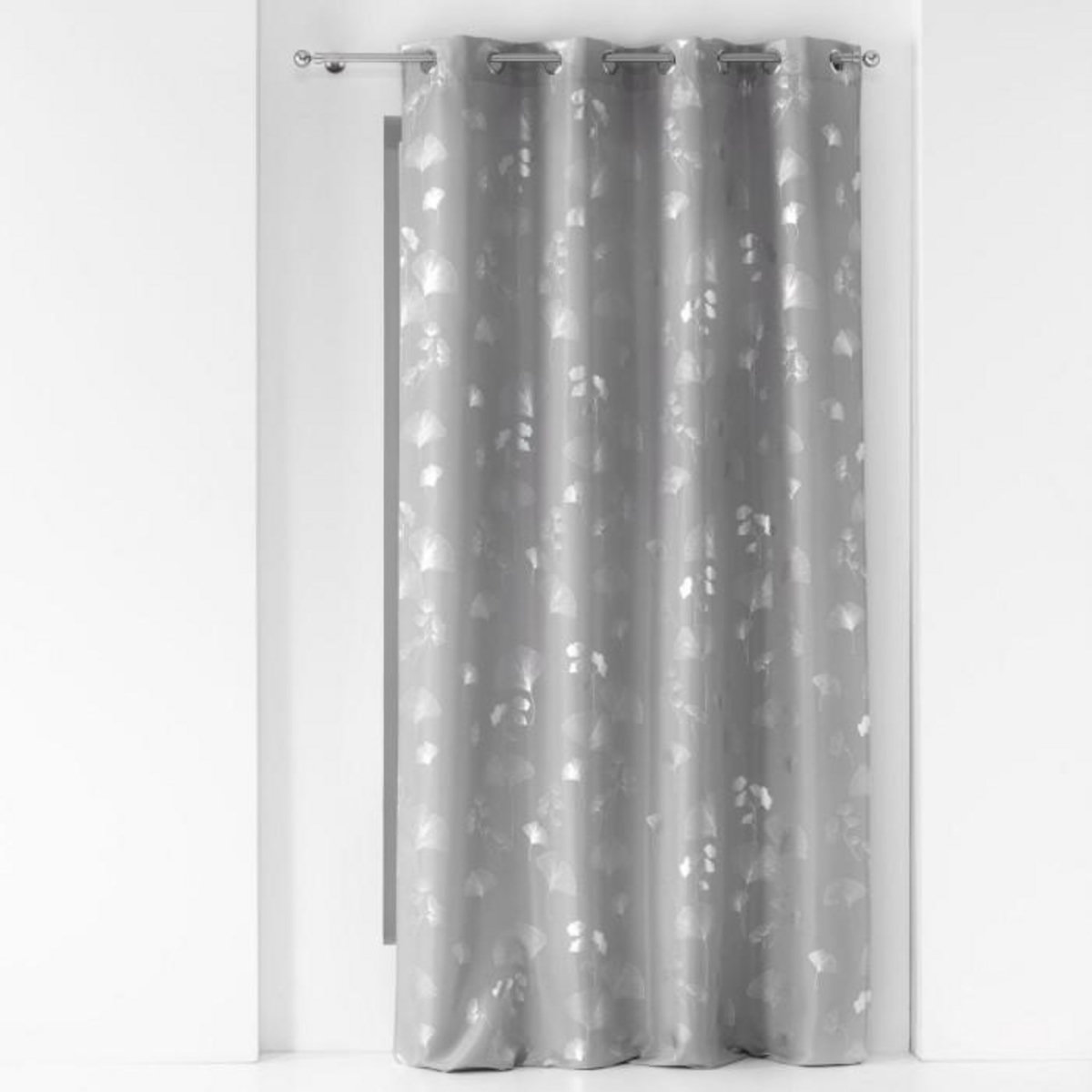 Paris Prix Rideau Déco à Œillets  Bloomy  140x280cm Gris