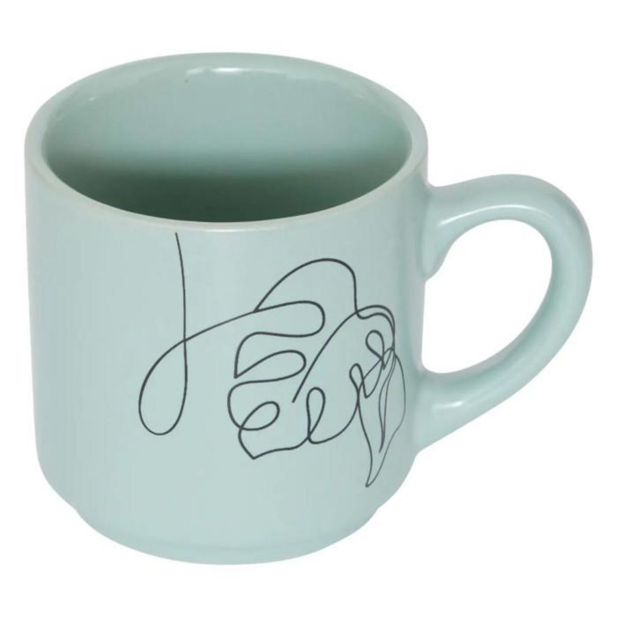 SECRET DE GOURMET Lot de 4 Mugs sur Rack  Visage  12cl Multicolore