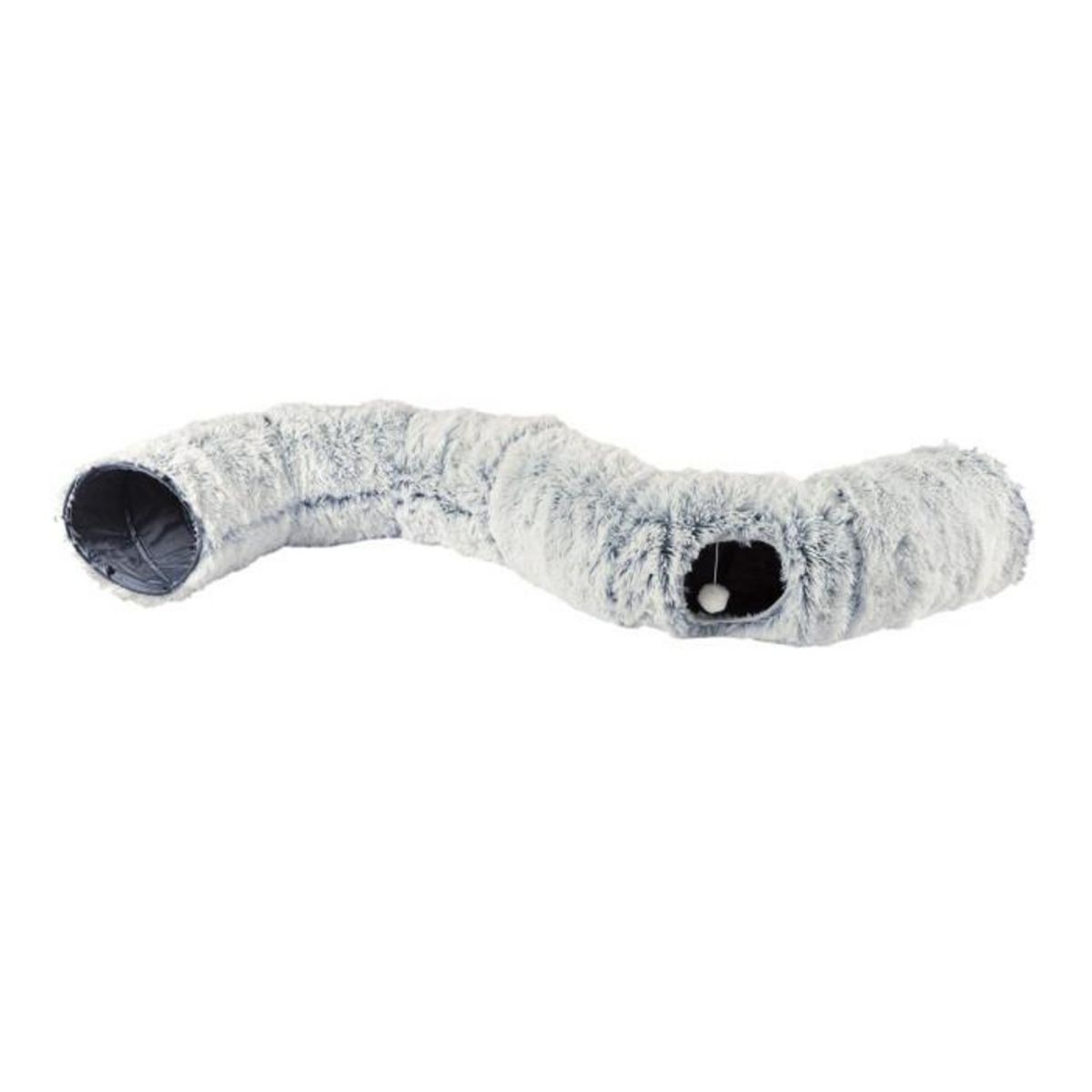 Paris Prix Tunnel de Jeu Pliable Pour Chat  Fluffly  80cm Blanc