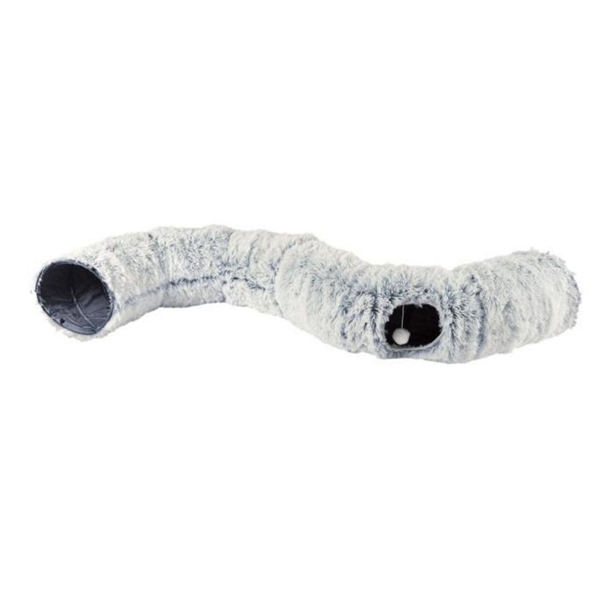 Paris Prix Tunnel de Jeu Pliable Pour Chat  Fluffly  80cm Blanc