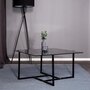 Voir la diapositive 4 : Paris Prix Table Basse Design  Hybrid  80cm Noir