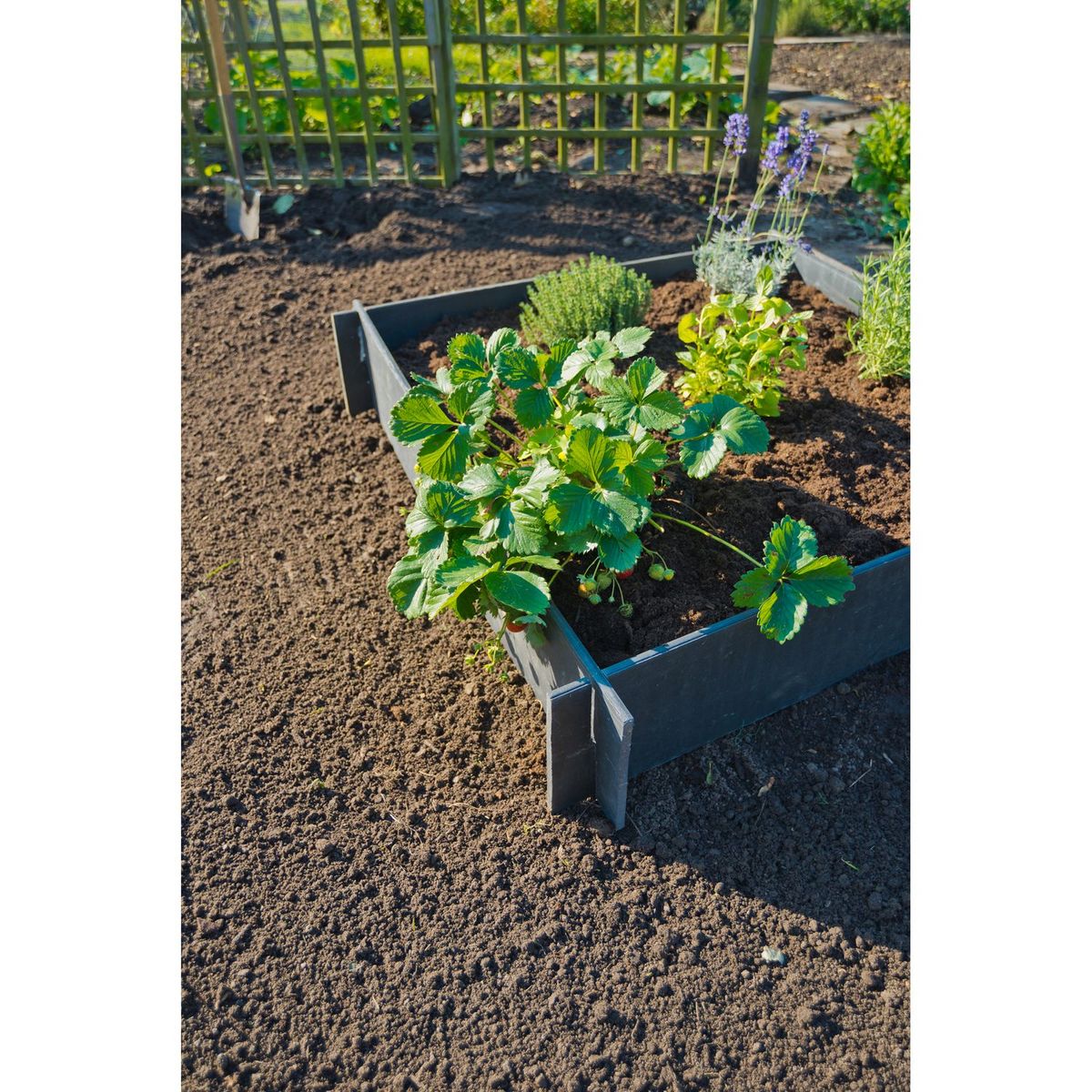 Nature Carré potager en PVC recyclé - épaisseur 10mm