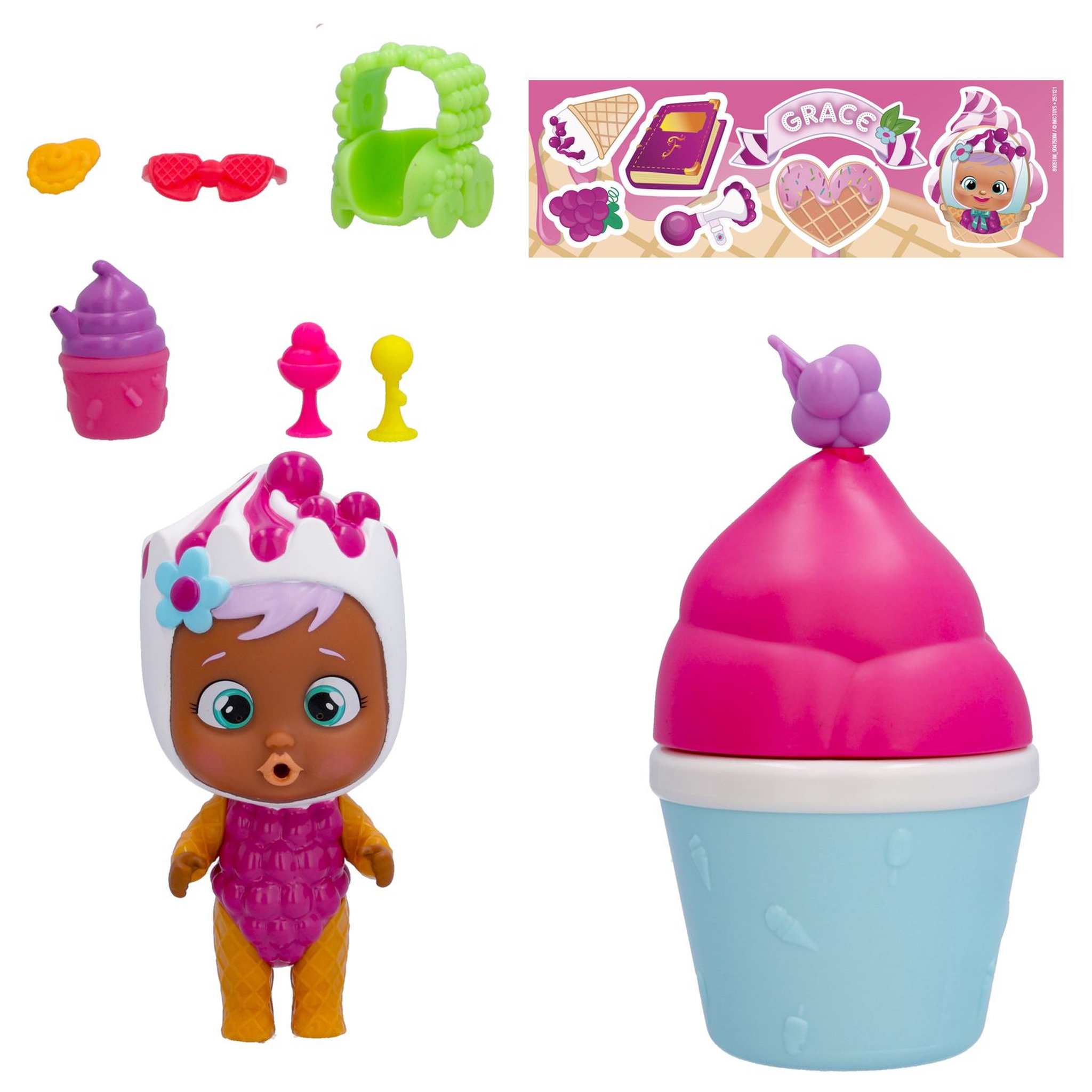 Voir la diapositive 4 : IMC TOYS Frozen Frutti Icy Cry Babies Magic Tears