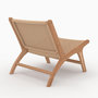 Voir la diapositive 5 : Rendez vous déco Fauteuil Kilka en bois de teck et cordage en loom-Kilka