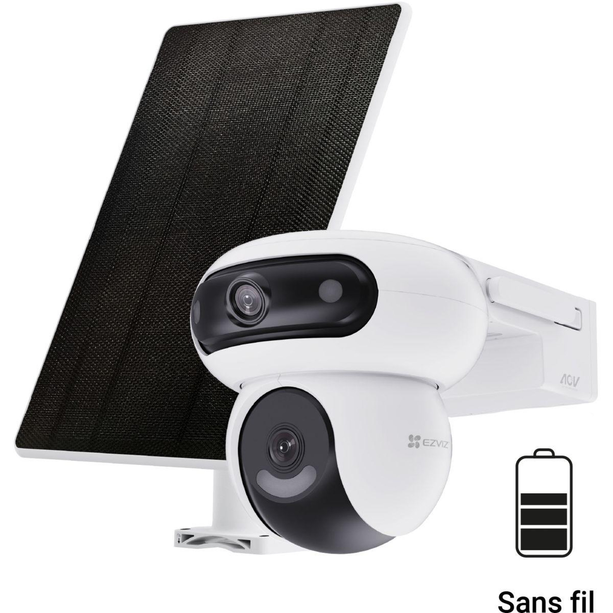 EZVIZ Caméra de surveillance HB90 2k+ + 8W panneau solaire