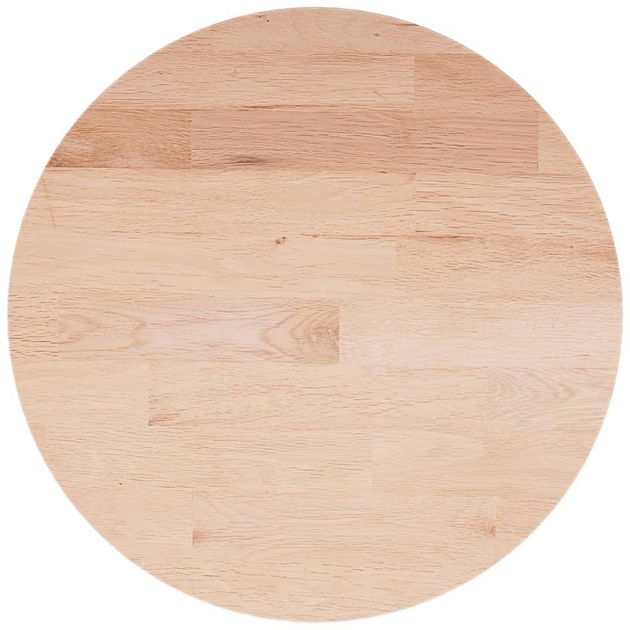 Voir la diapositive 2 : VIDAXL Dessus de table rond Ø40x1,5 cm Bois de chene massif non traite