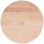 Voir la diapositive 2 : VIDAXL Dessus de table rond Ø40x1,5 cm Bois de chene massif non traite